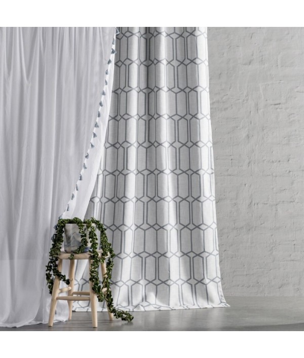 Geometric insulation curtain