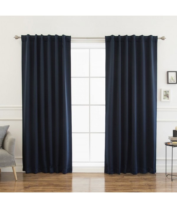 Insulation pocket double curtain