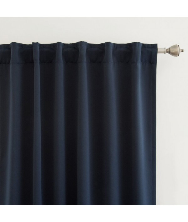 Insulation pocket double curtain