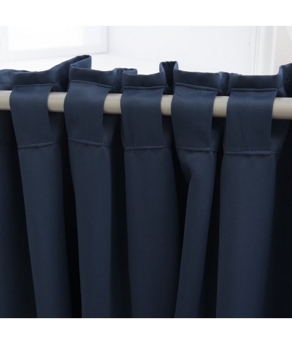Insulation pocket double curtain