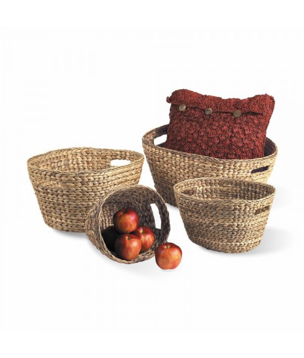 17 inch storage basket set (4 piece set)