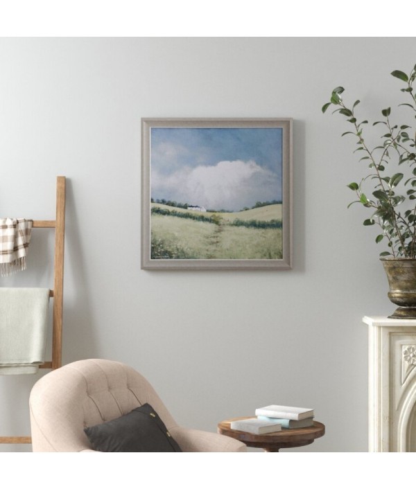 Natural landscape on cotton canvas