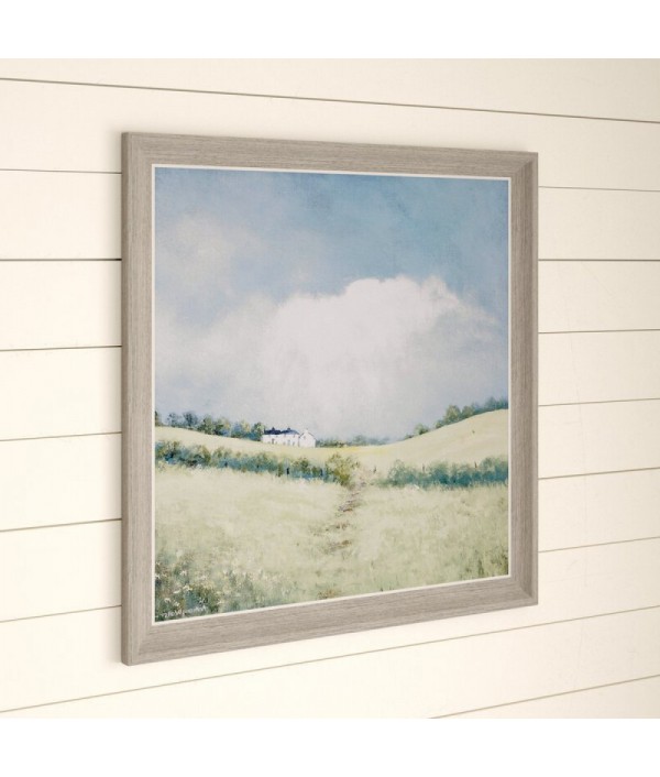 Natural landscape on cotton canvas