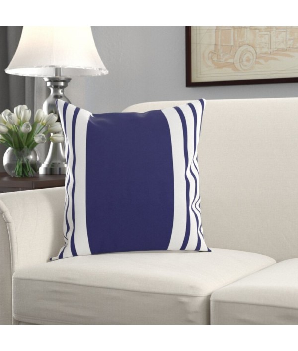 Weatherproof outdoor striped pillowcase