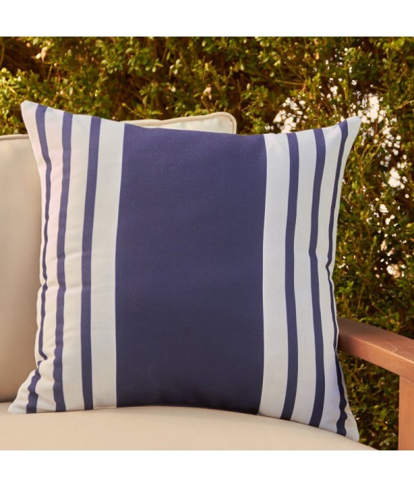 Weatherproof outdoor striped pillowcase