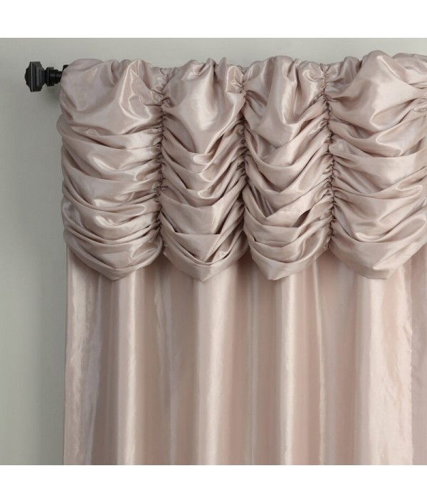 Dark polyester curtains