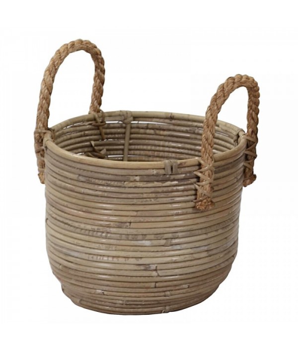 Coastal wicker basket