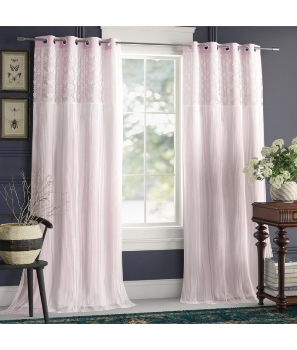 Thermal insulation triple embroidered blackout curtains