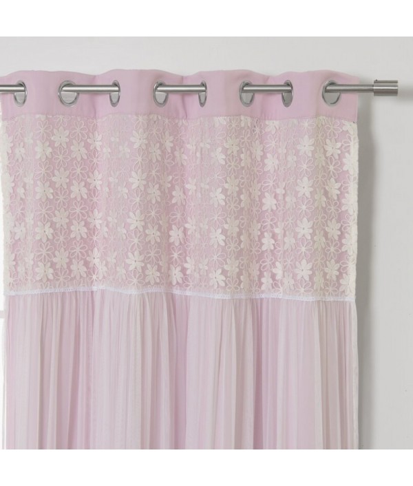 Thermal insulation triple embroidered blackout curtains