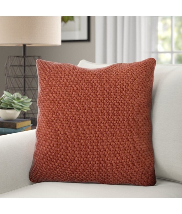 Cotton 20&quot; Throw Pillow