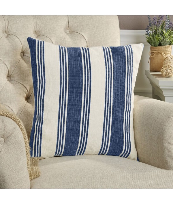 STRIPED COTTON PILLOW