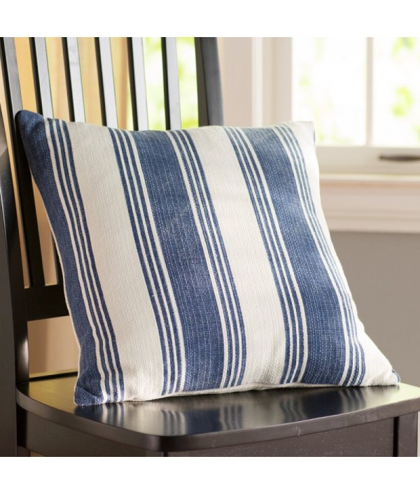 STRIPED COTTON PILLOW