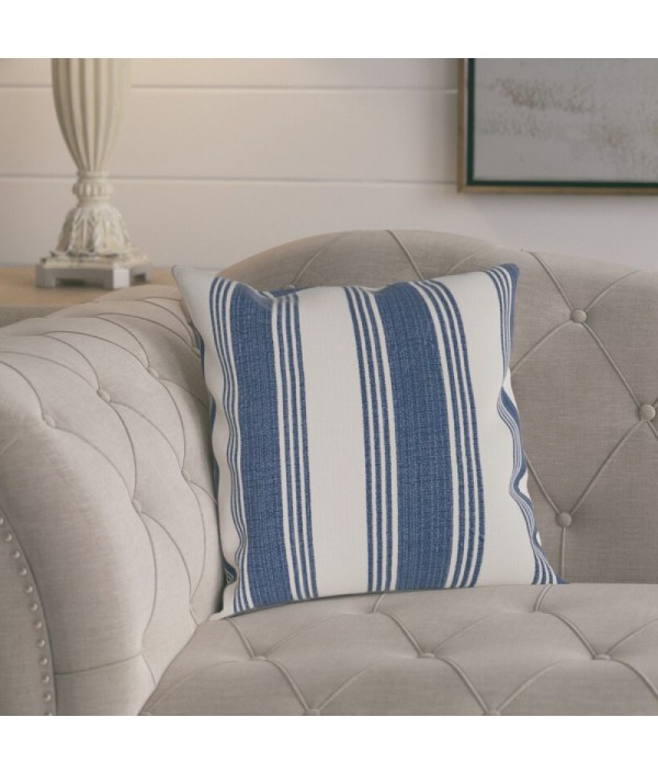 STRIPED COTTON PILLOW