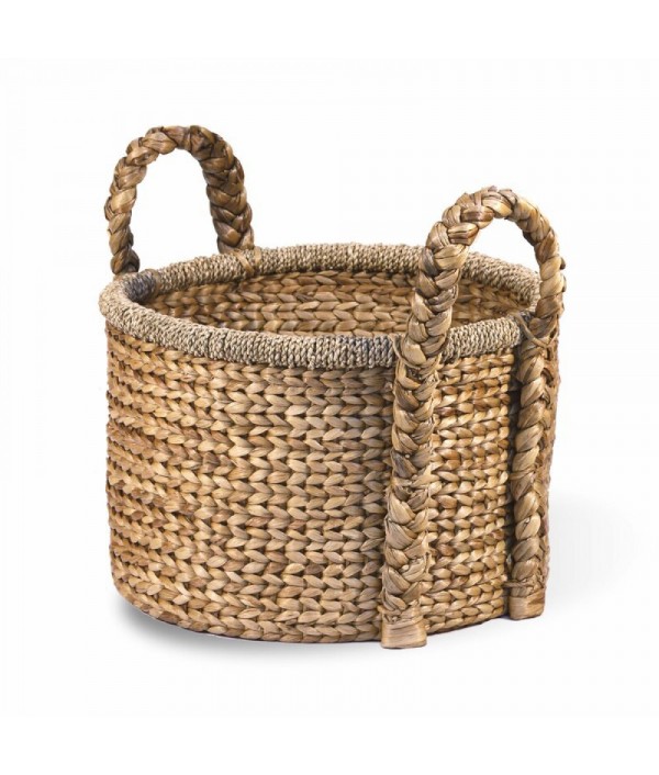 Giant wicker basket with handl...