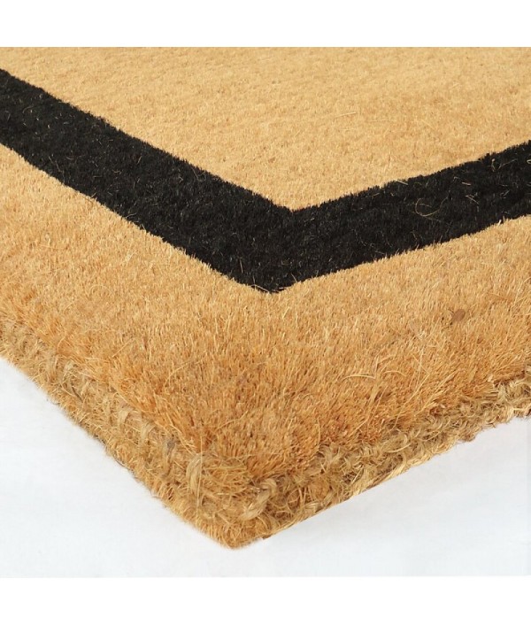 Charming outdoor coconut shell doormat