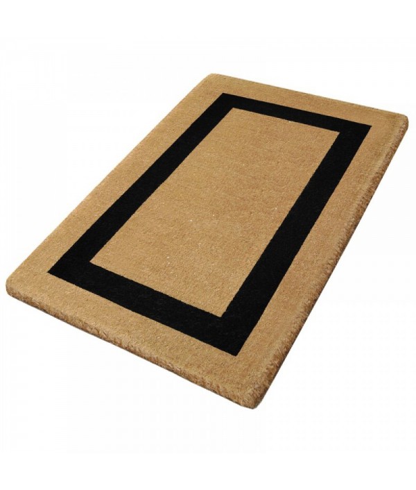 Charming outdoor coconut shell doormat