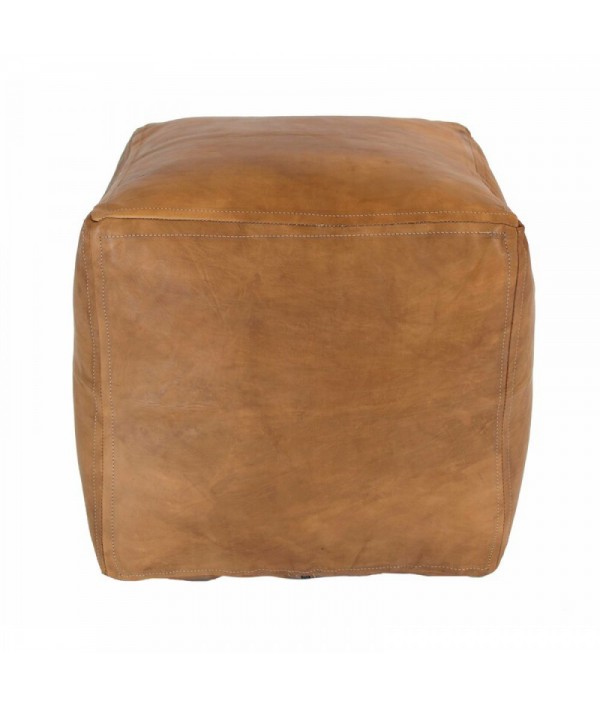 Moroccan handmade leather upholstery