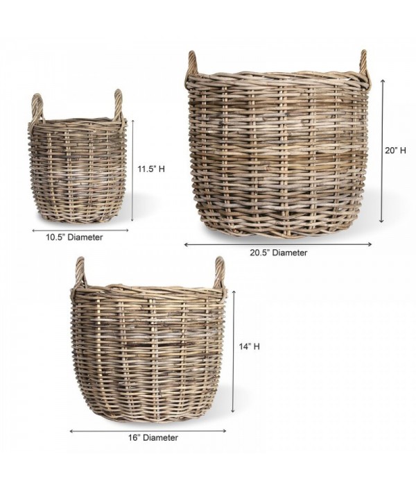 Exquisite rattan storage basket (3 piece set)