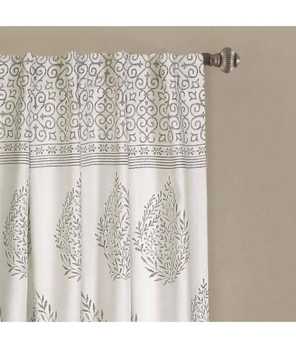 Floral blackout curtain kit