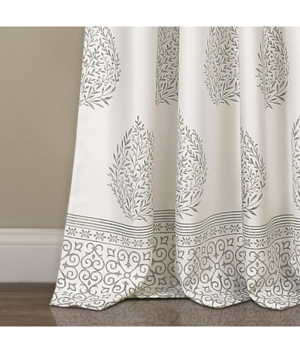 Floral blackout curtain kit