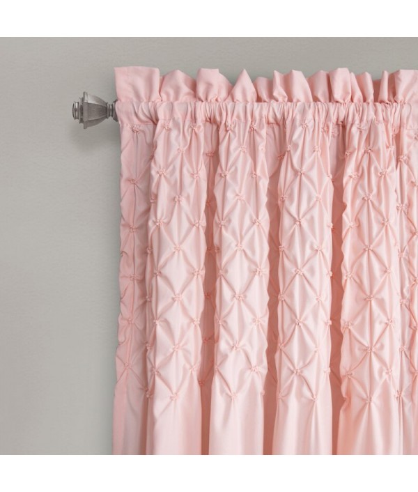 Translucent diamond brooch curtain