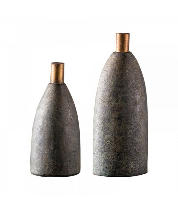 2 Piece Decorative Bottle Set