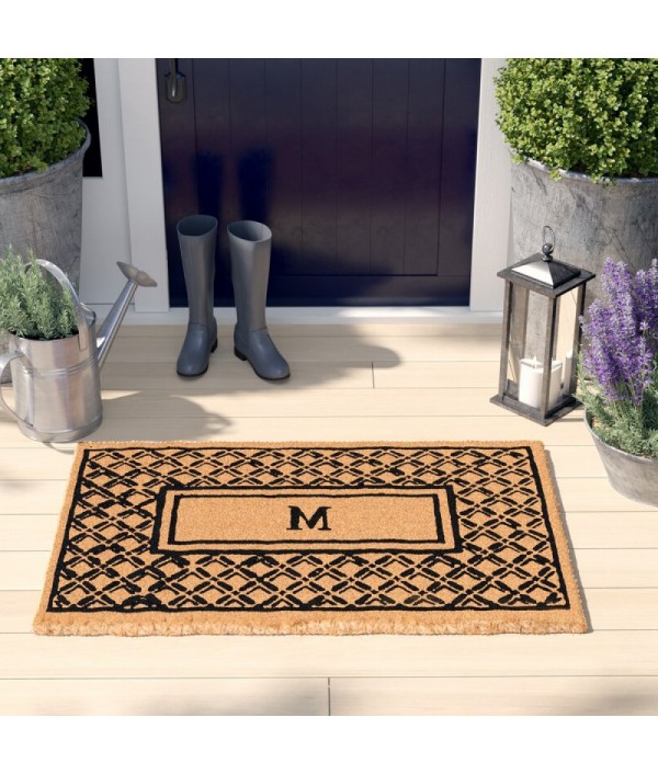 Coconut shell outdoor door mat