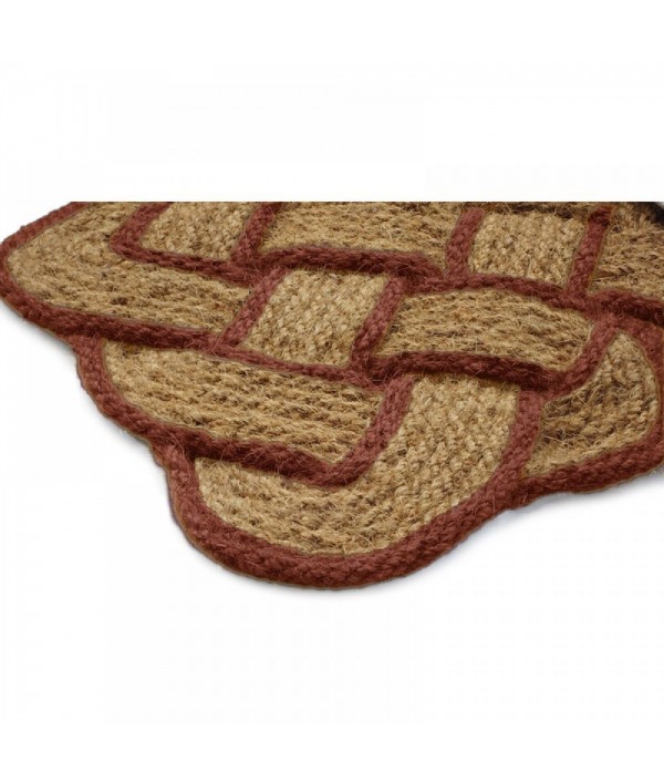 Unique hand-woven non-slip door mat