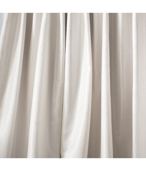 Solid color polyester single curtain panel