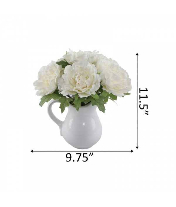 Romantic peony vase