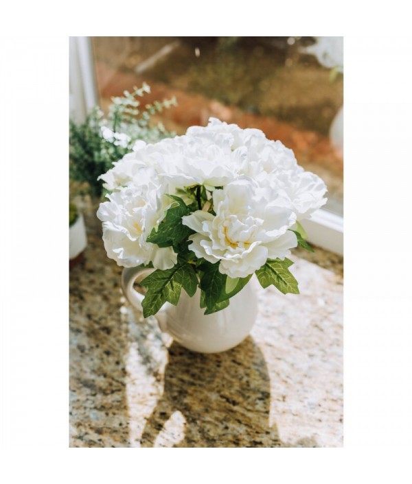 Romantic peony vase